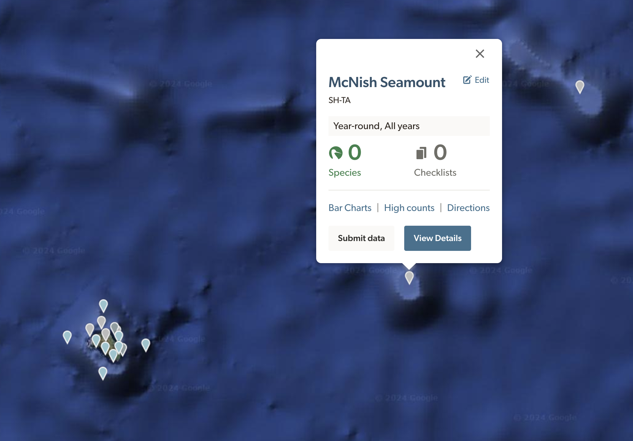 eBird hotspot preview